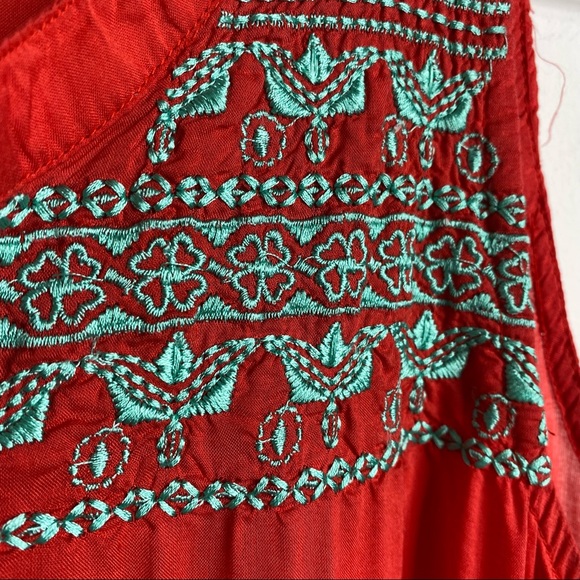 Biba Embroidered Shell Tunic Kurta - Picture 2 of 9
